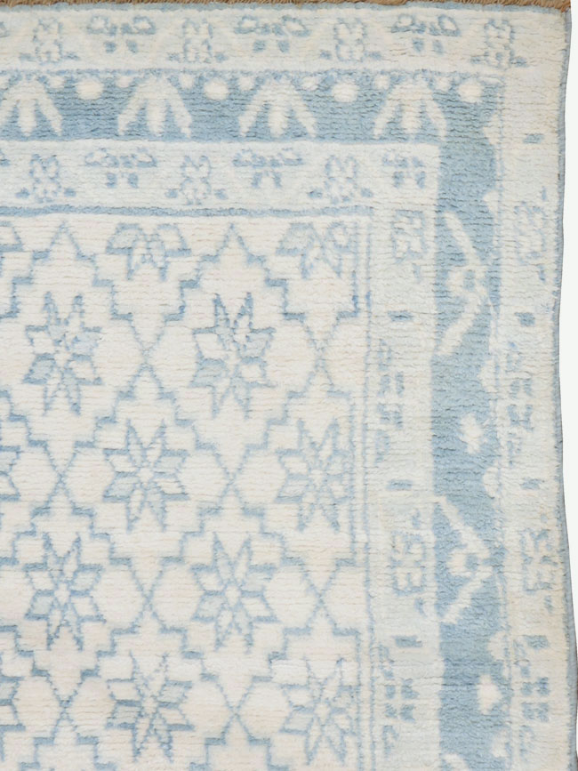 Vintage Indian Cotton Agra Rug, No.20934 - Gss
