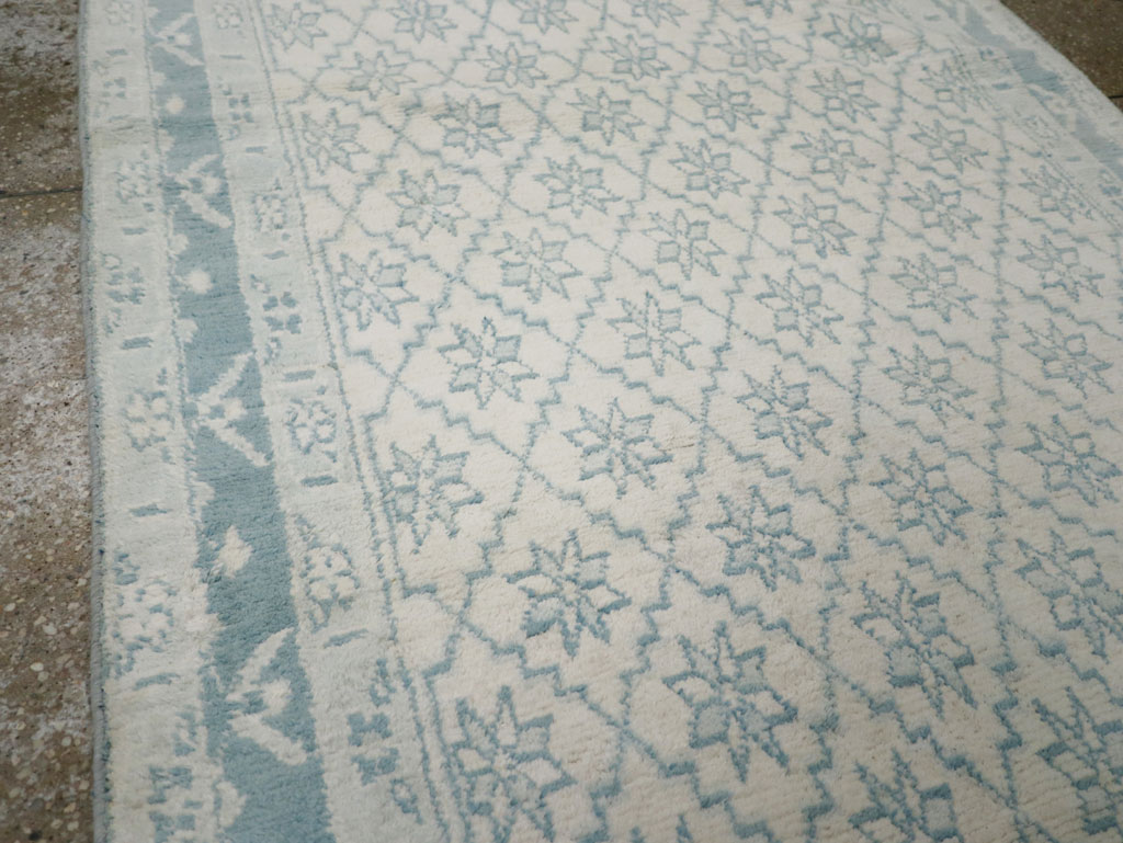 Vintage Indian Cotton Agra Rug, No.20934 - Gss