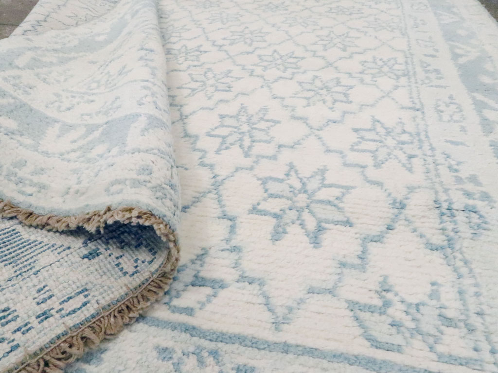 Vintage Indian Cotton Agra Rug, No.20934 - Gss