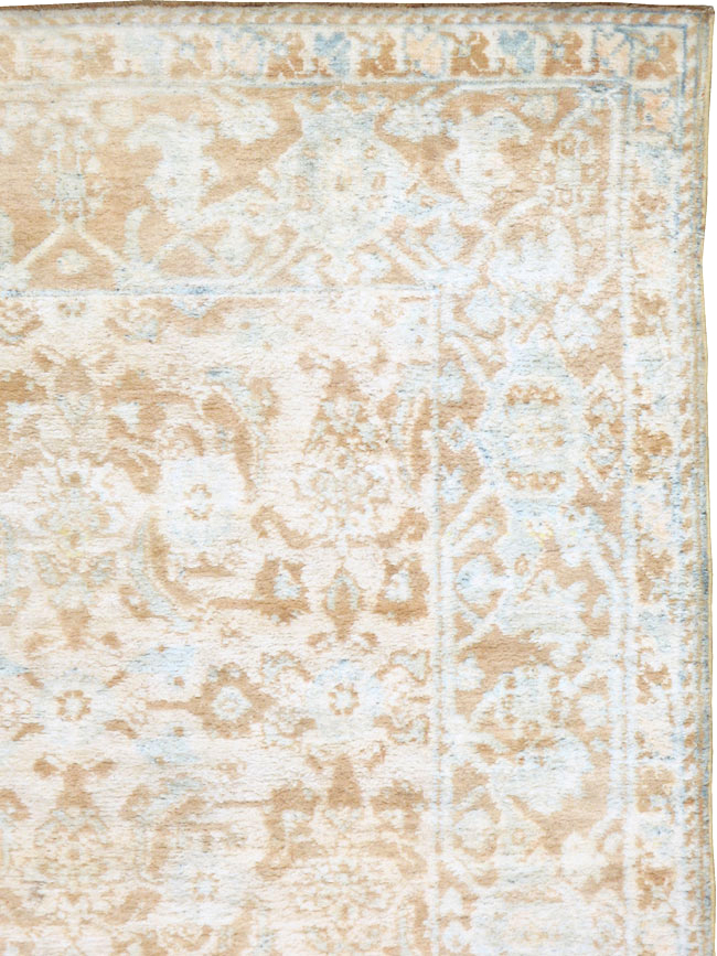 Vintage Indian Cotton Agra Rug, No.20938 - Gss