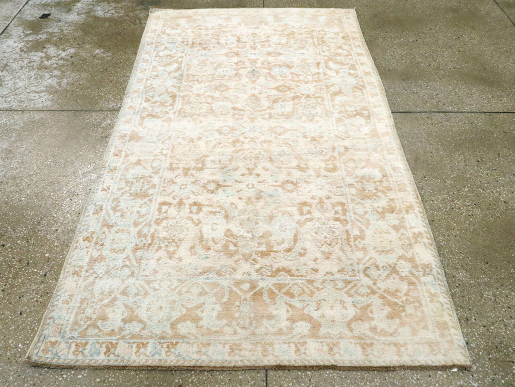 Vintage Indian Cotton Agra Rug, No.20938 - Gss