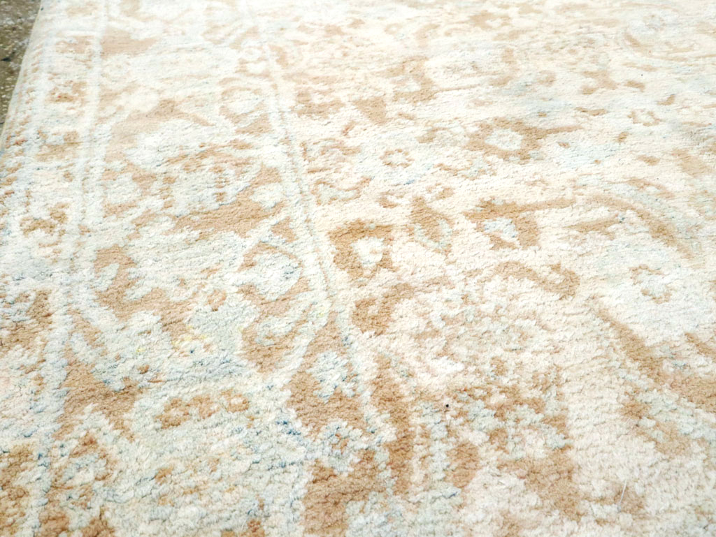 Vintage Indian Cotton Agra Rug, No.20938 - Gss