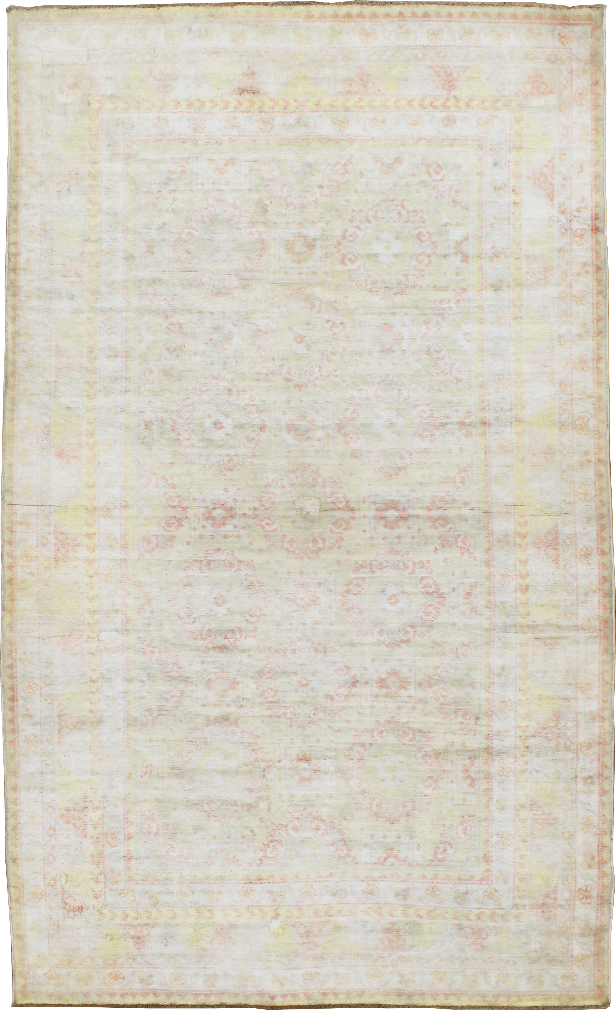 Vintage Indian Cotton Agra Rug, No.20944 - Gss