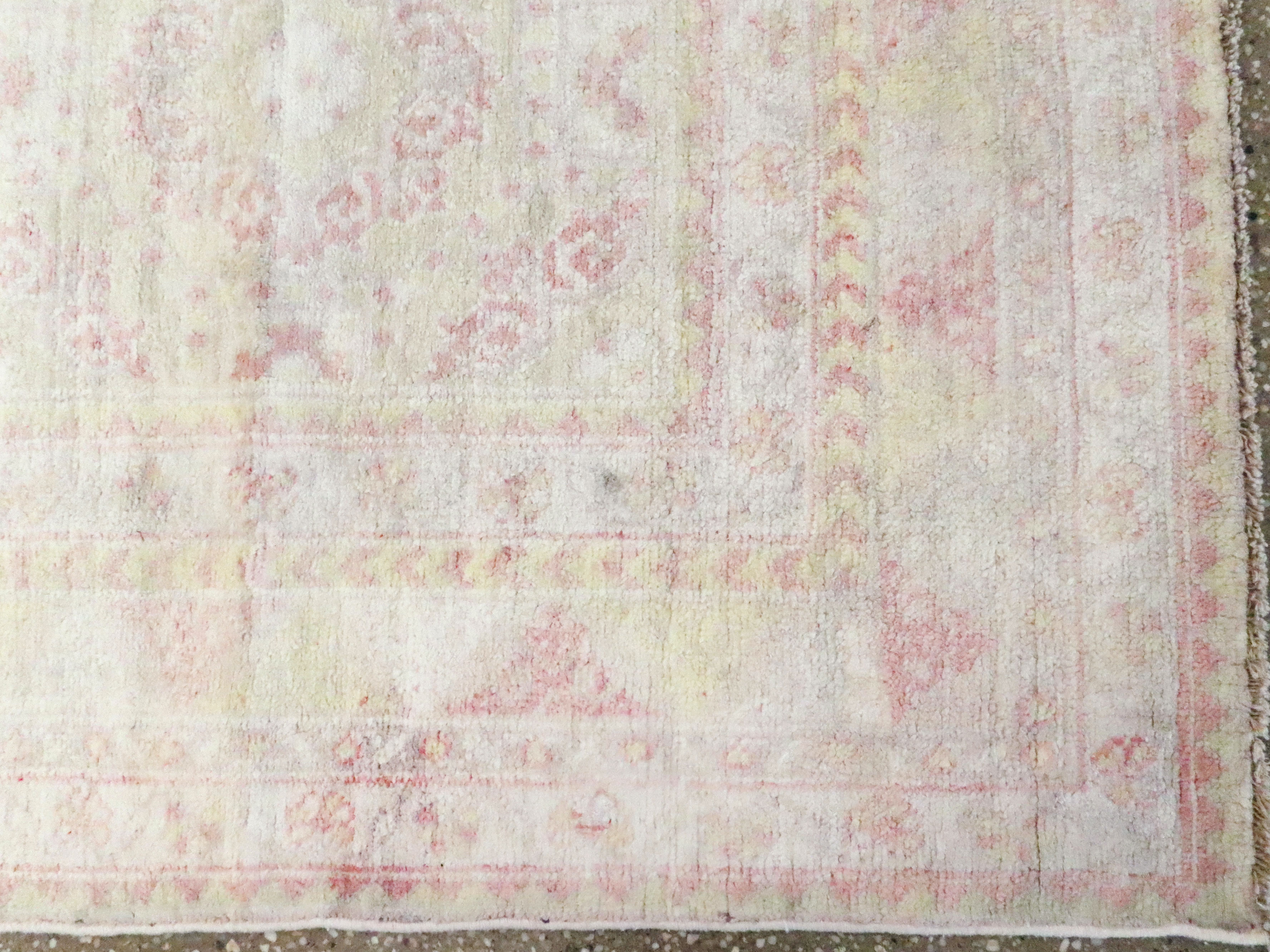 Vintage Indian Cotton Agra Rug, No.20944 - Gss