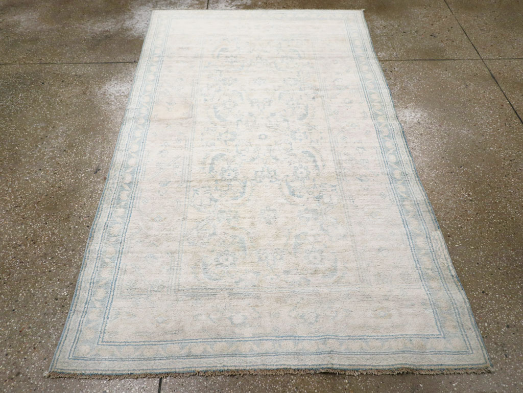 Vintage Indian Cotton Agra Rug, No.20945 - Gss