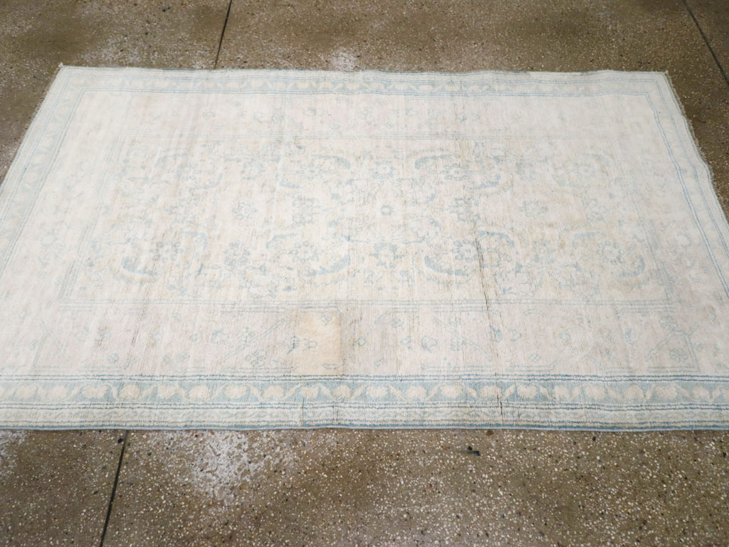 Vintage Indian Cotton Agra Rug, No.20945 - Gss