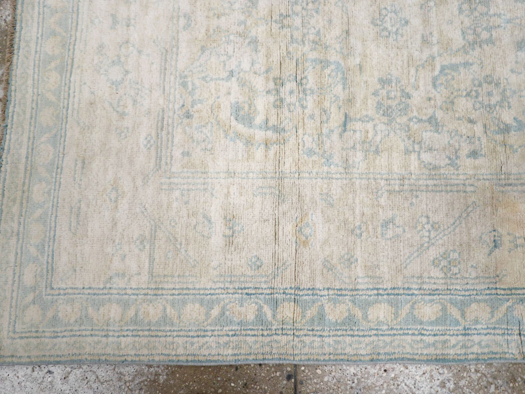Vintage Indian Cotton Agra Rug, No.20945 - Gss