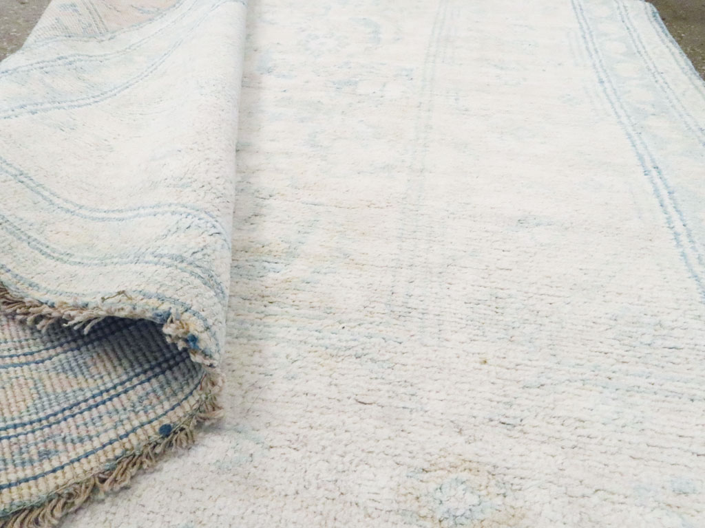 Vintage Indian Cotton Agra Rug, No.20945 - Gss