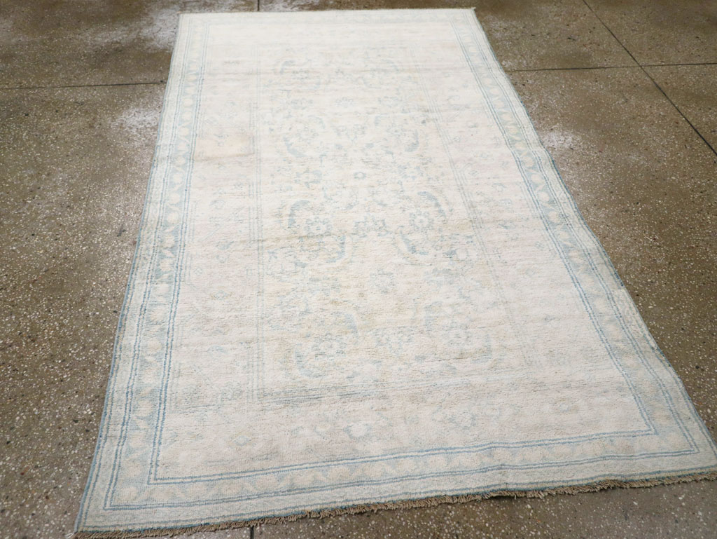 Vintage Indian Cotton Agra Rug, No.20945 - Gss
