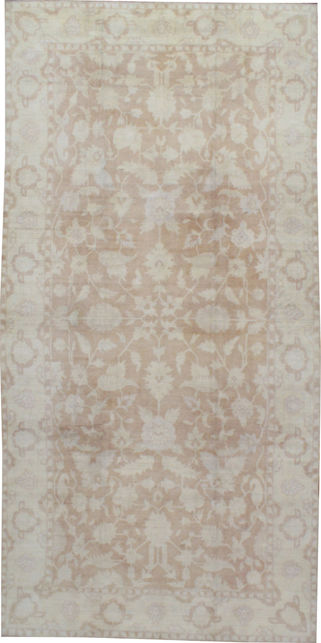 Vintage Indian Cotton Agra Carpet, No.20947 - Gss