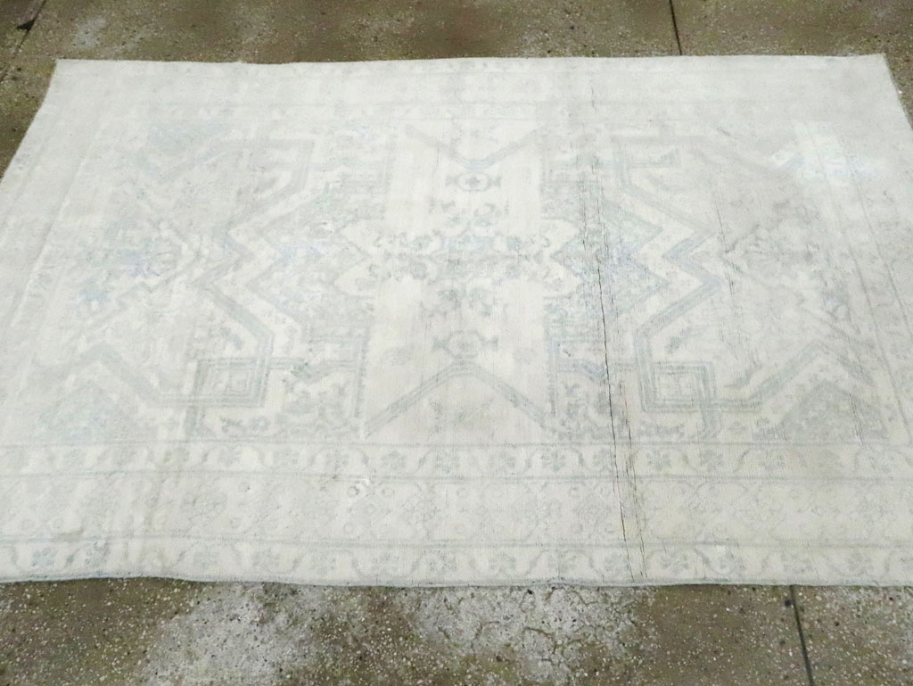Vintage Indian Cotton Agra Rug, No.20949 - Gss