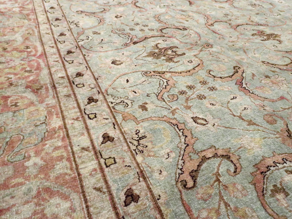 Antique Persian Tabriz Carpet, No.20959 - Gss