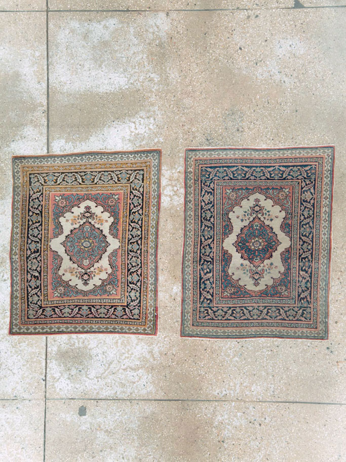 Antique Persian Tabriz Haji Jalili Rug (Pair: 1 of 2), No.20960 - Gss