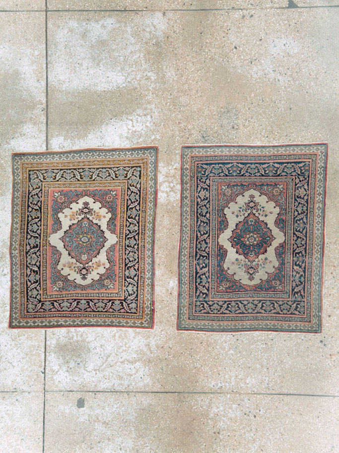 Antique Persian Tabriz Haji Jalili Rug (Pair: 2 of 2), No.20961 - Gss