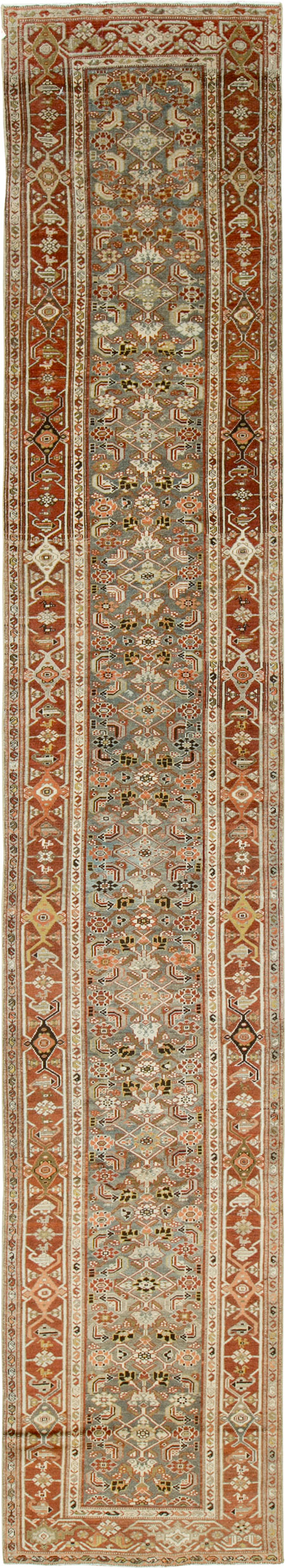 Vintage Persian Malayer Runner, No.20965 - Gss