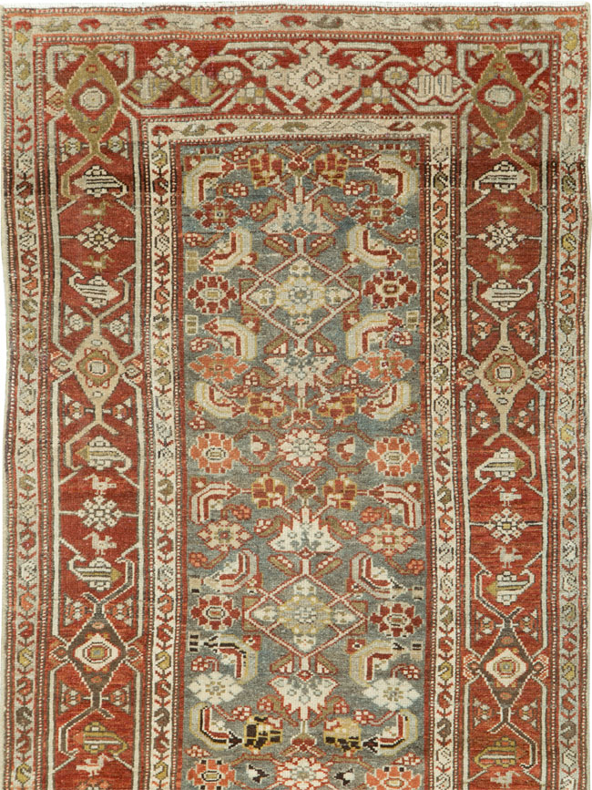 Vintage Persian Malayer Runner, No.20965 - Gss