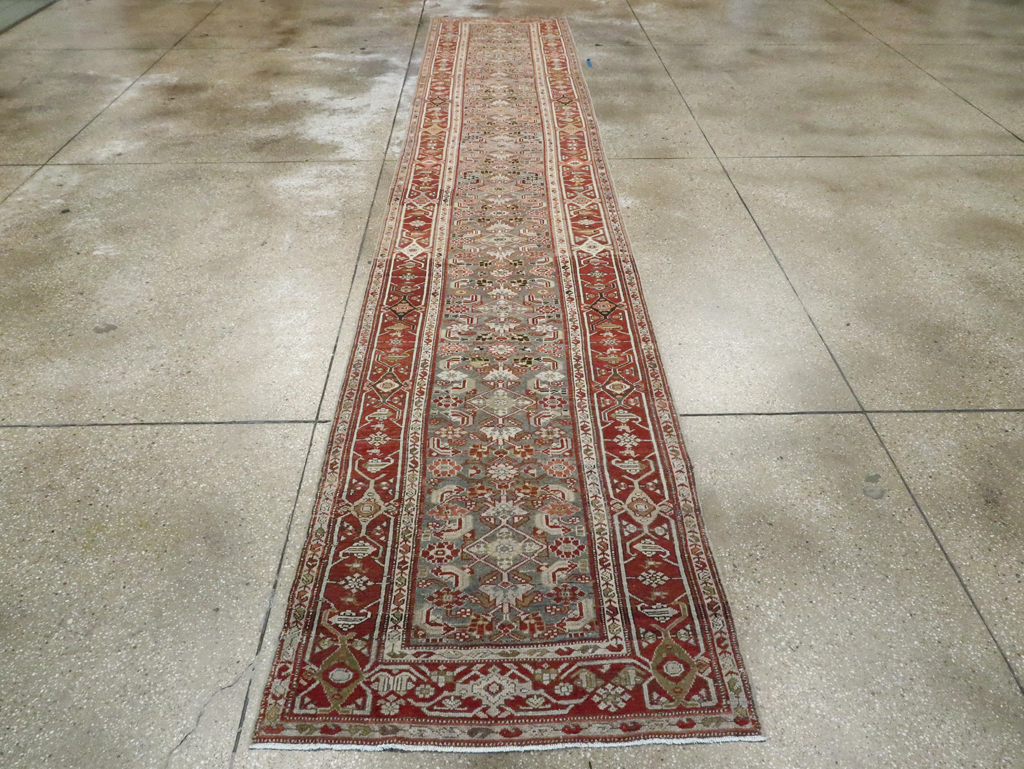Vintage Persian Malayer Runner, No.20965 - Gss