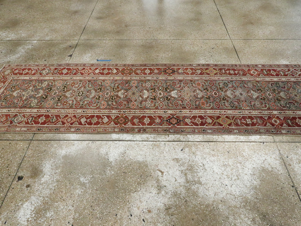 Vintage Persian Malayer Runner, No.20965 - Gss