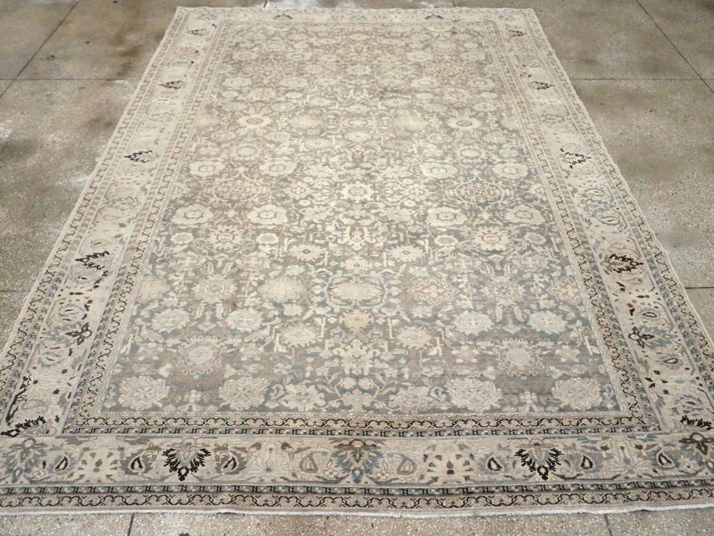 Vintage Persian Malayer Room Size Carpet, No.20972 - Gss