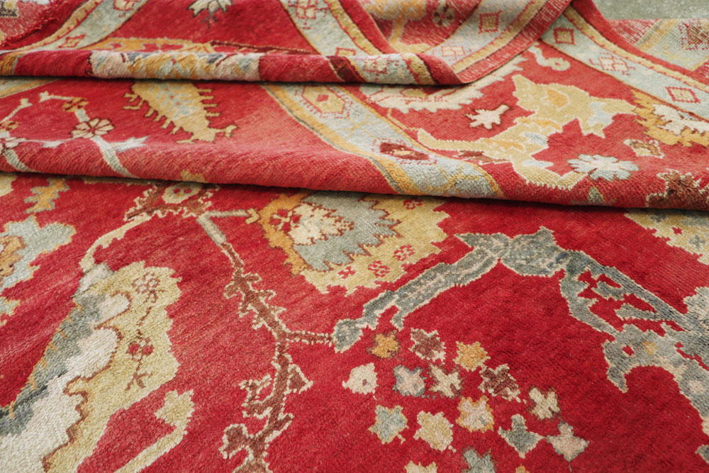 Antique Turkish Oushak Carpet, No.20984 - Gss