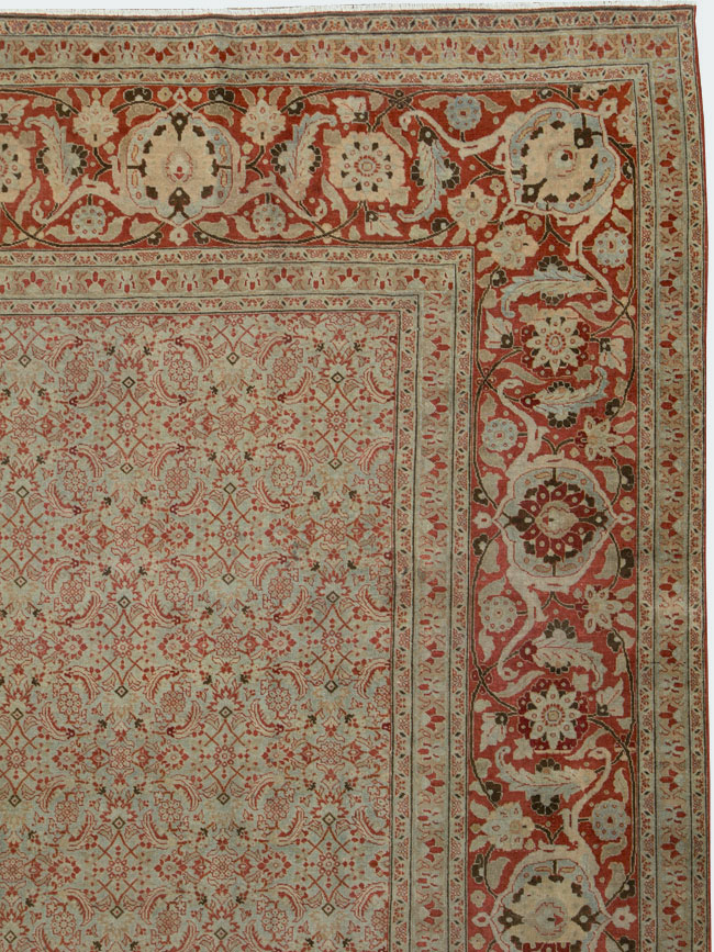 Antique Persian Tabriz Carpet, No.21012 - Gss