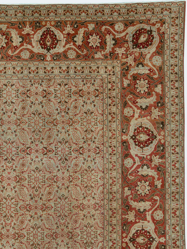 Antique Persian Tabriz Carpet, No.21012 - Gss