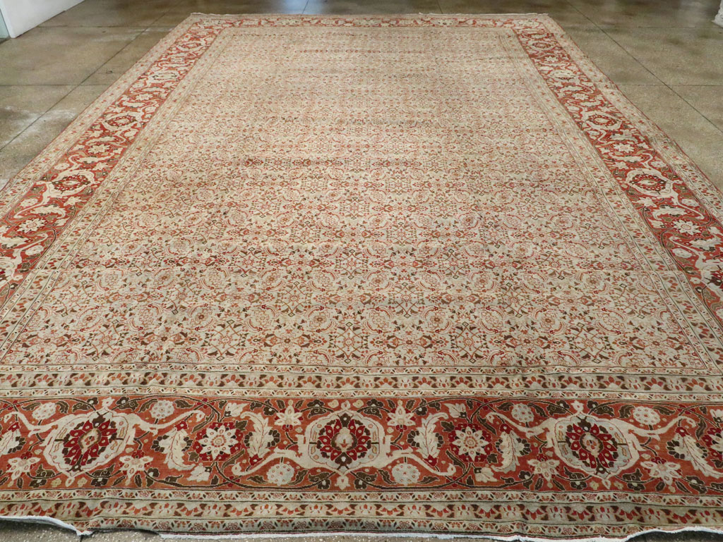 Antique Persian Tabriz Carpet, No.21012 - Gss