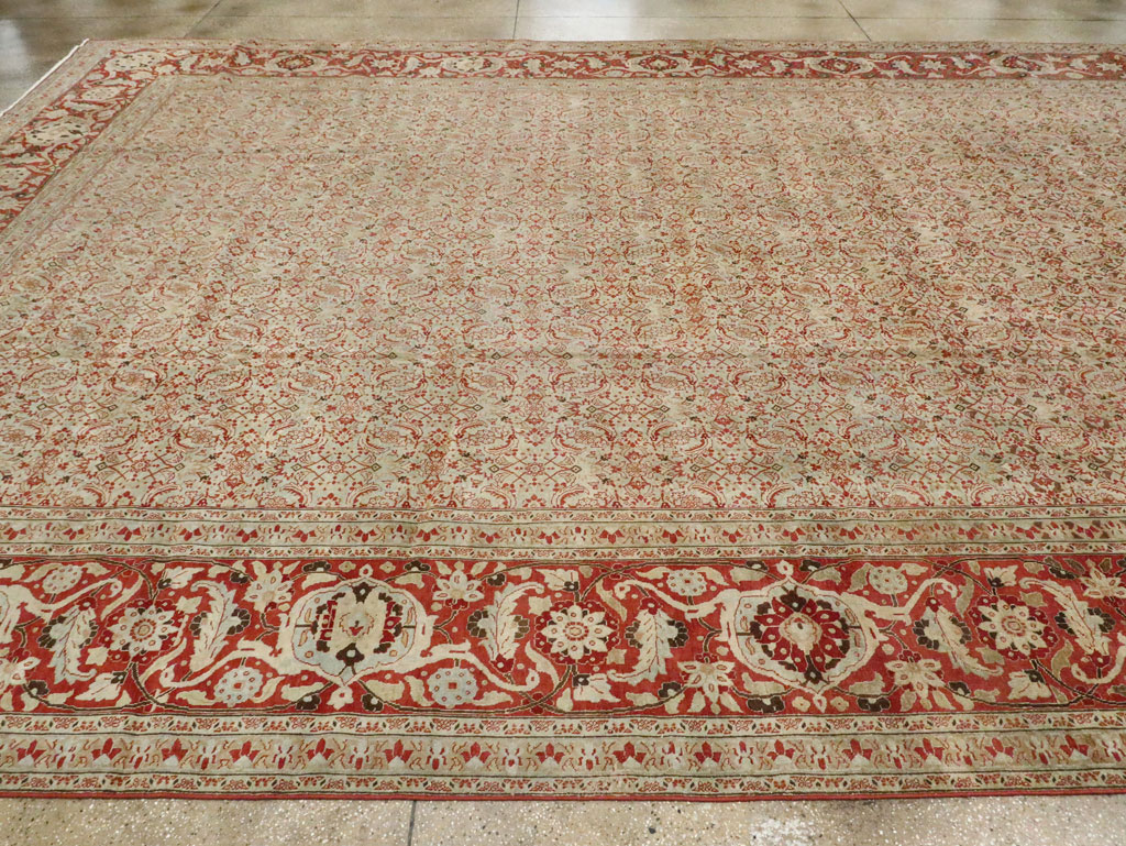 Antique Persian Tabriz Carpet, No.21012 - Gss