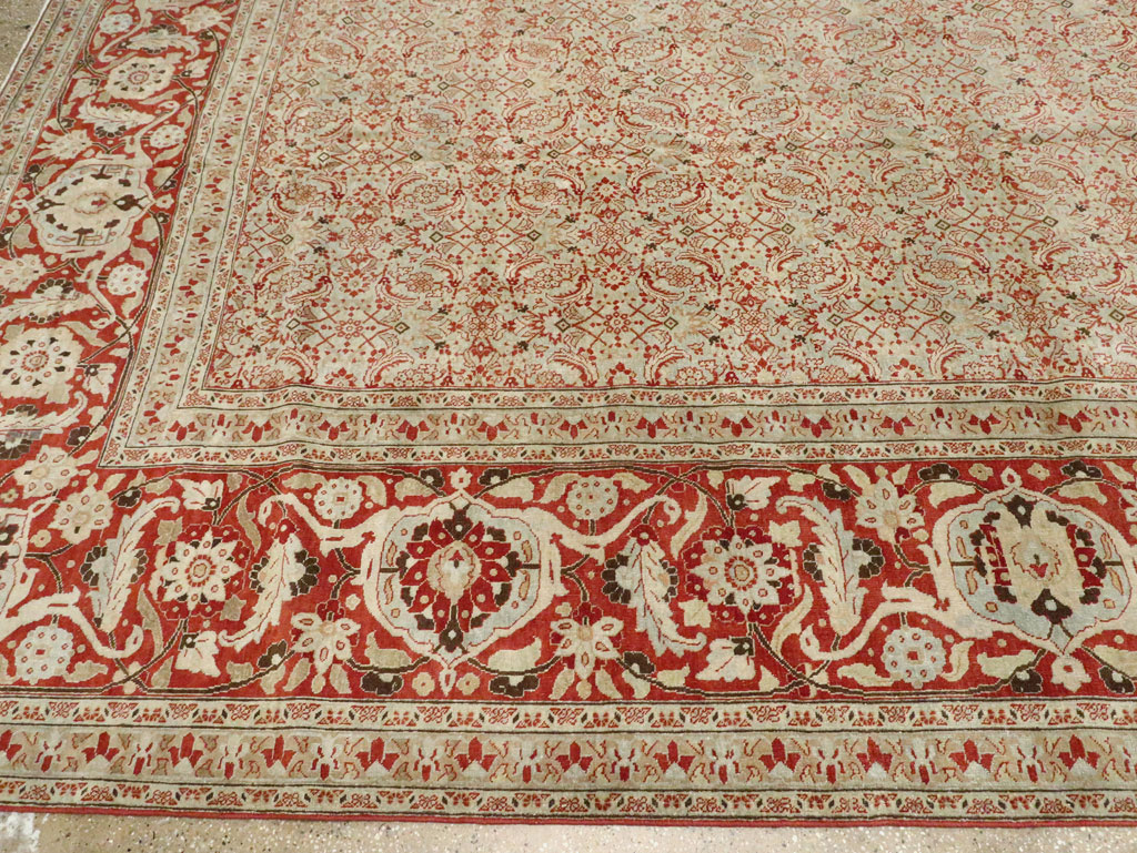 Antique Persian Tabriz Carpet, No.21012 - Gss