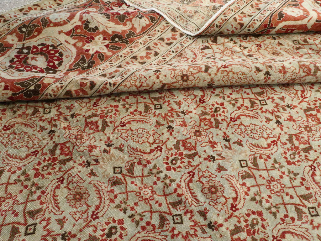 Antique Persian Tabriz Carpet, No.21012 - Gss