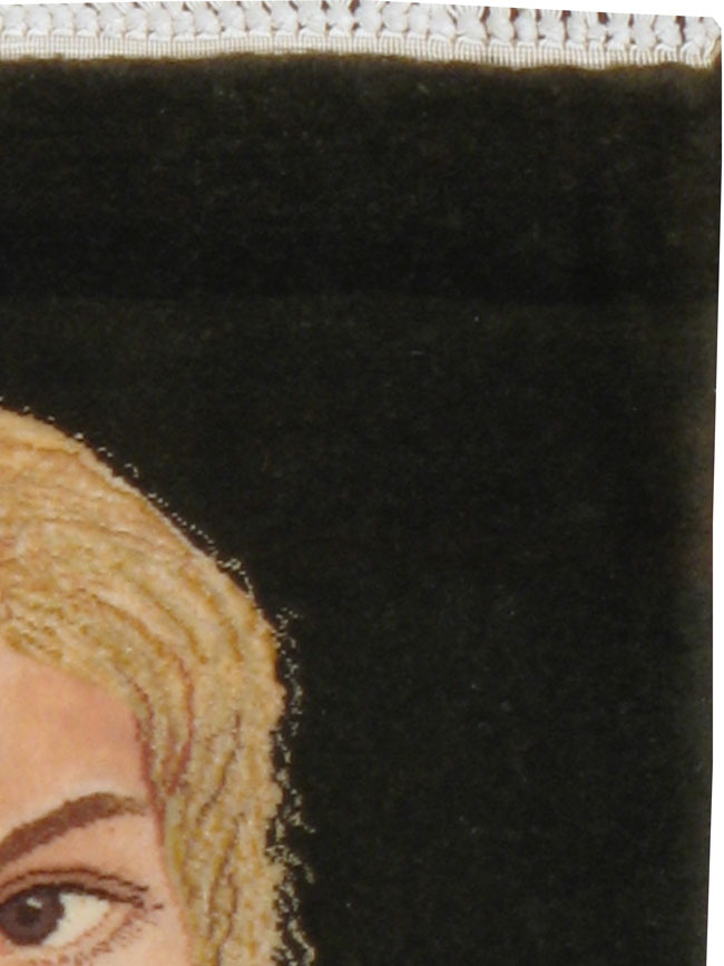 Vintage Persian Tabriz Pictorial Rug, No.21016 - Gss