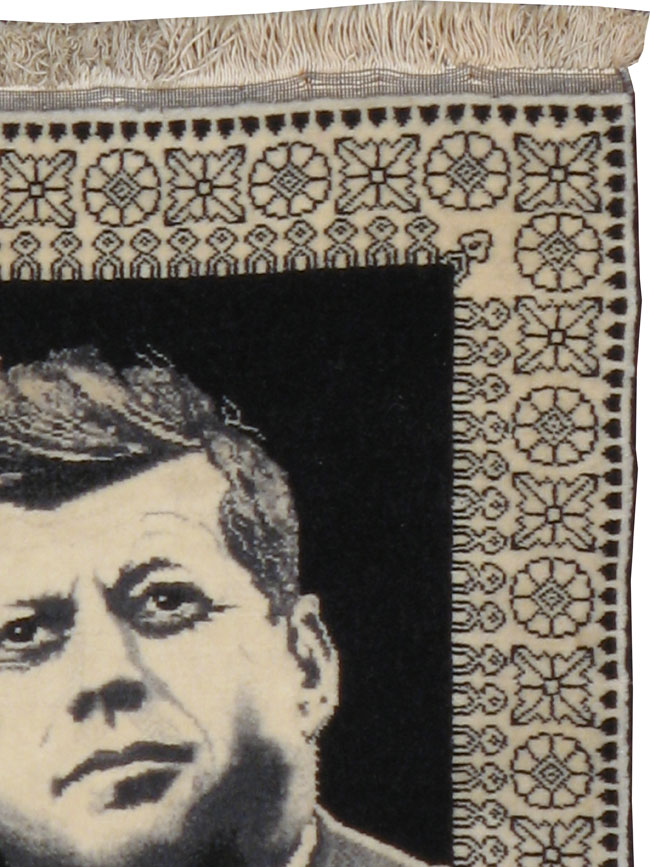 Vintage Persian Tabriz Pictorial Rug, No.21017 - Gss