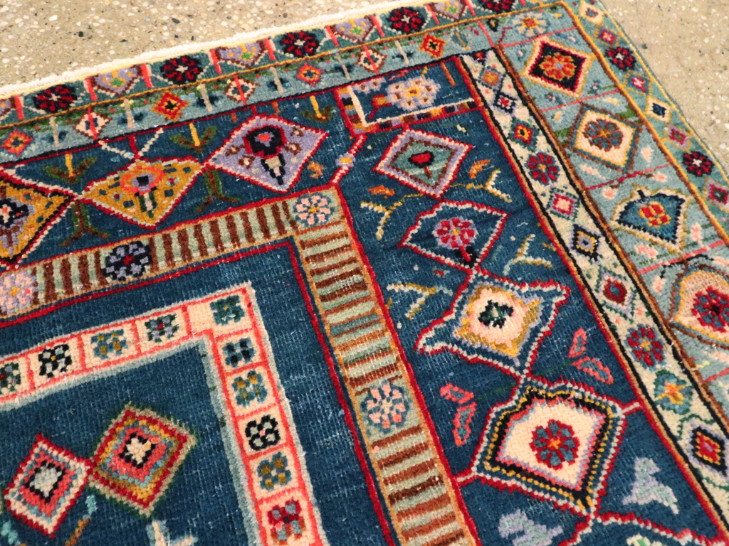 Vintage Persian Tabriz Pictorial Rug, No.21019 - Gss