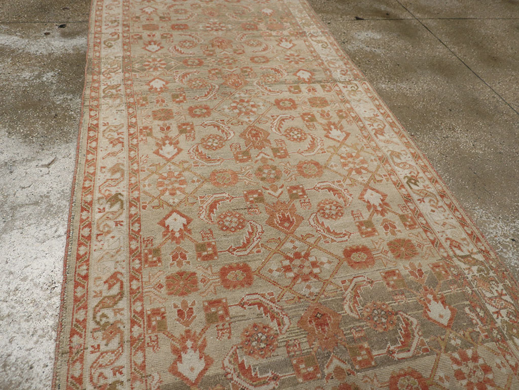 Vintage Persian Malayer Runner, No.21022 - Gss