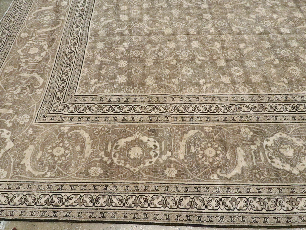 Antique Persian Tabriz Carpet, No.21025 - Gss