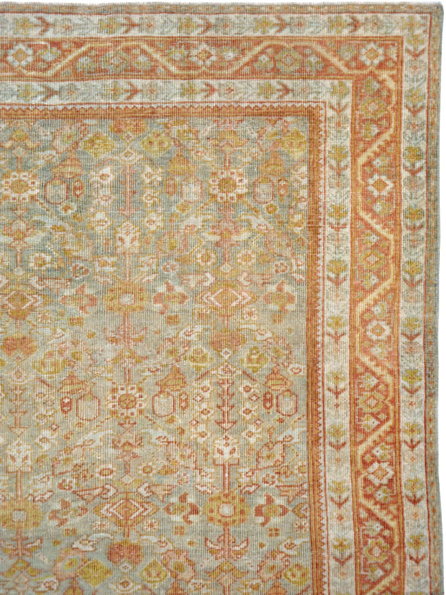 Antique Persian Mahal Gallery Carpet, No.21035 - Gss