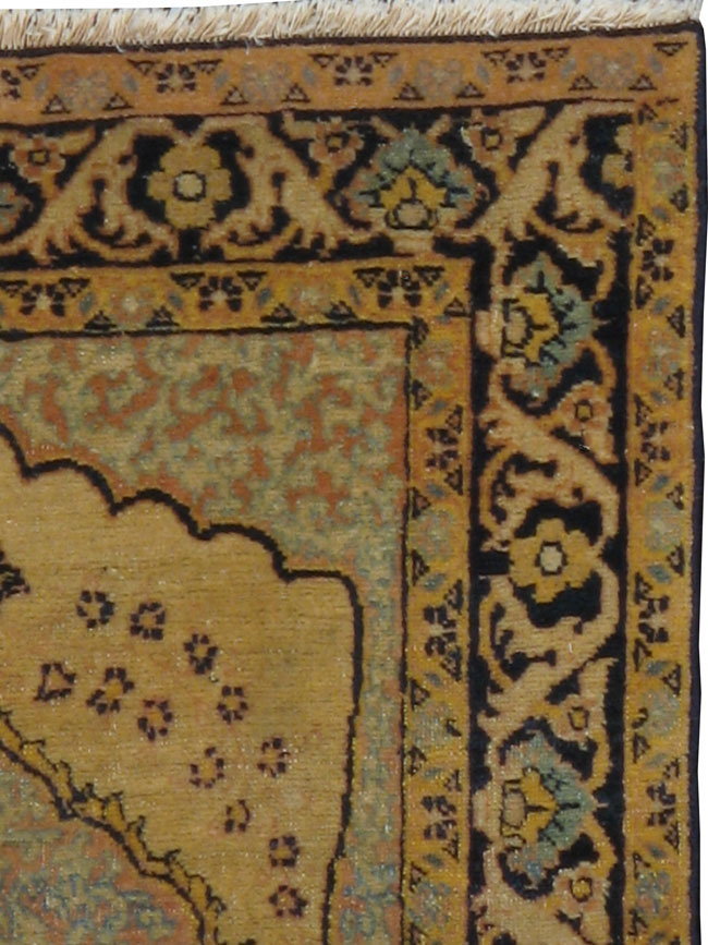 Antique Persian Tabriz Hagi Jalili Rug, No.21045 - Gss