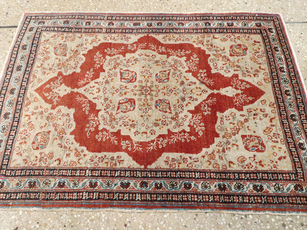 Antique Persian Tabriz Hagi Jalili Rug, No.21046 - Gss