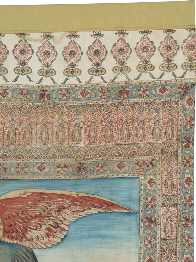 Vintage Persian Pictorial Textile, No.21049 - Gss