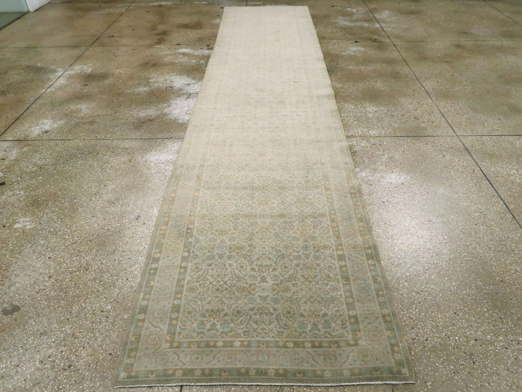 Antique Persian Tabriz Runner, No.21052 - Gss