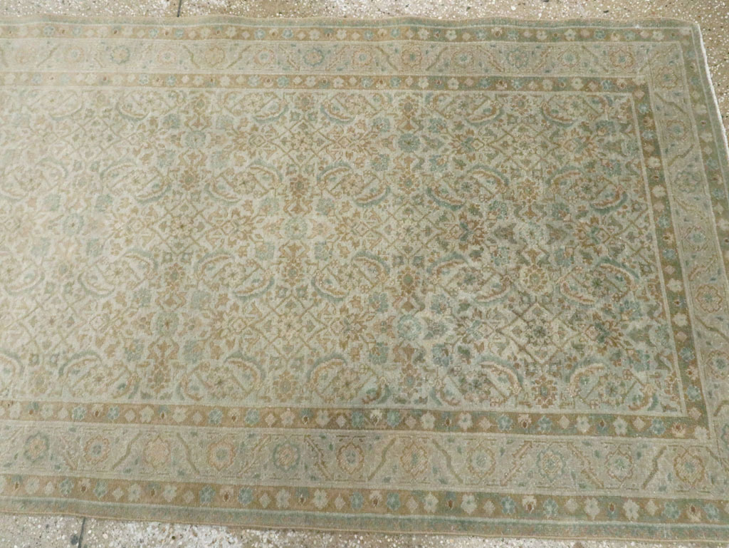 Antique Persian Tabriz Runner, No.21052 - Gss