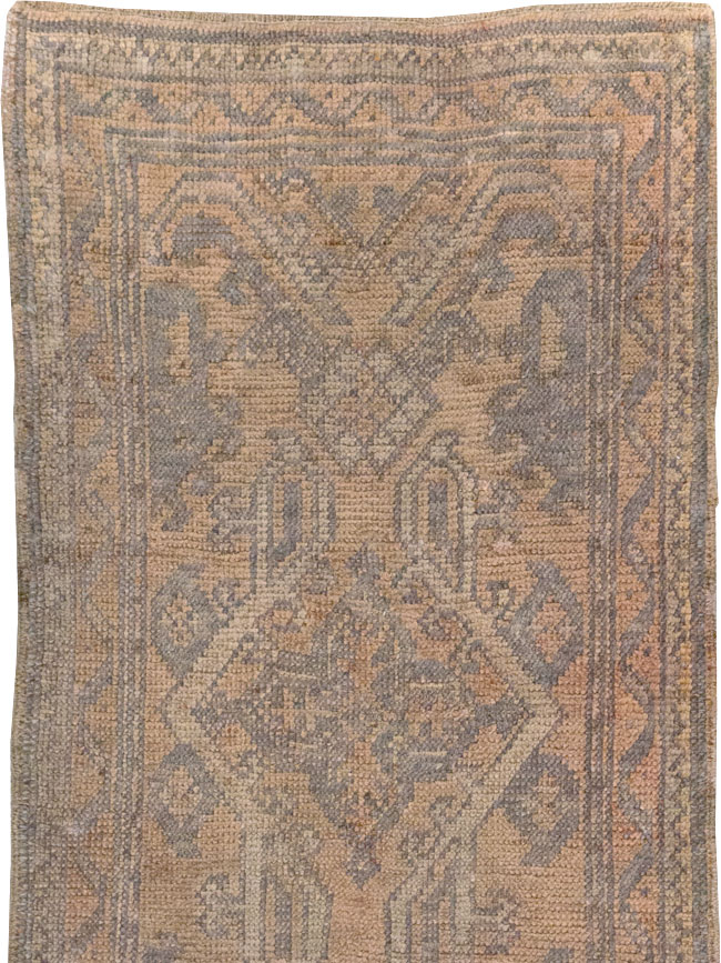 Antique Turkish Oushak Long Runner, No.21064 - Gss