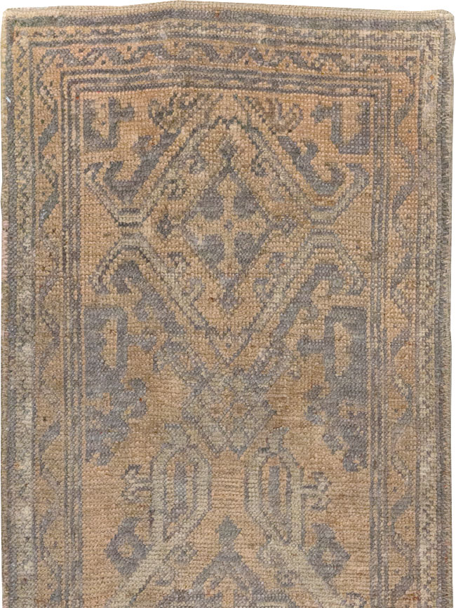 Antique Turkish Oushak Long Runner, No.21064 - Gss