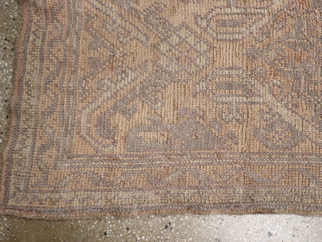 Antique Turkish Oushak Long Runner, No.21064 - Gss