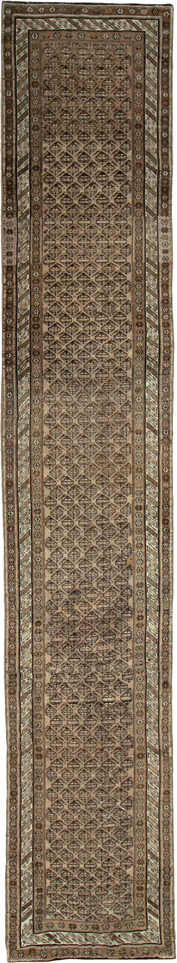 Vintage Persian Kurdish Runner, No.21073 - Gss