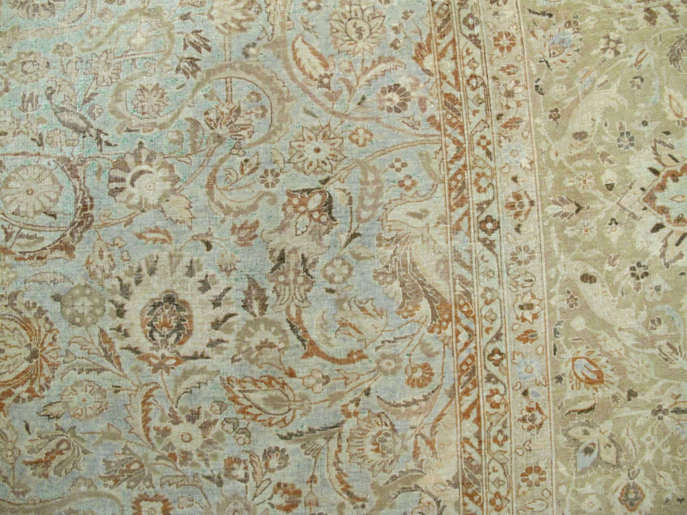Vintage Persian Kashan Carpet, No.21075 - Gss
