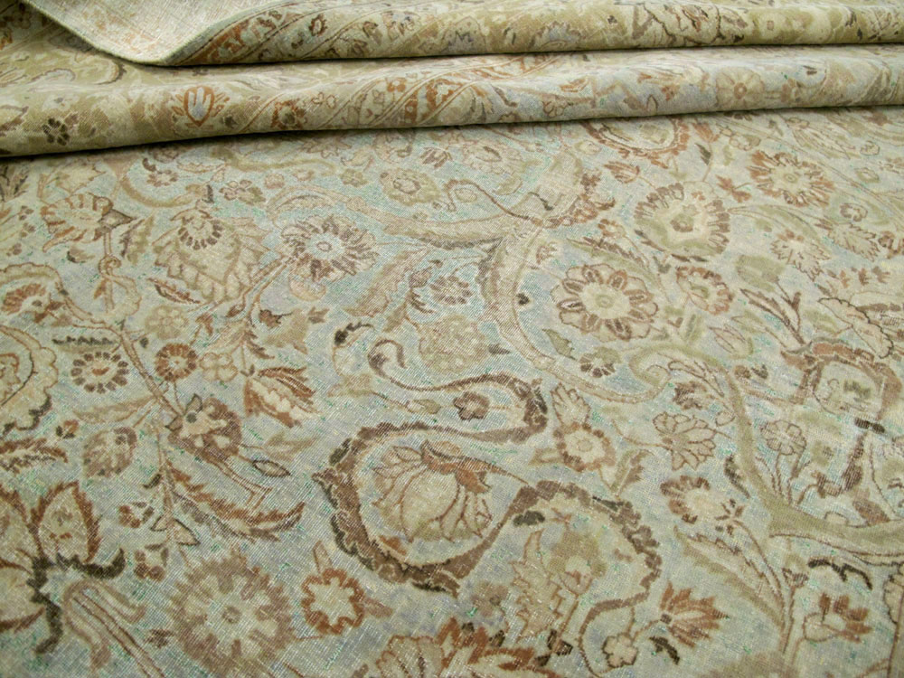 Vintage Persian Kashan Carpet, No.21075 - Gss