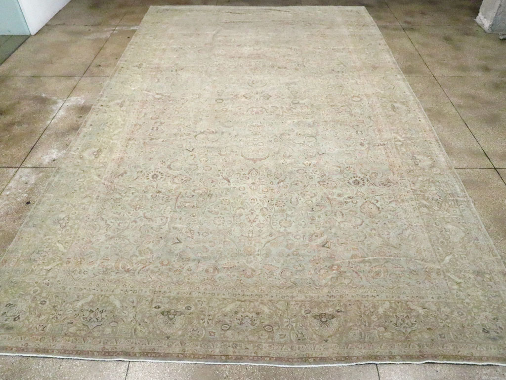 Vintage Persian Kashan Carpet, No.21075 - Gss