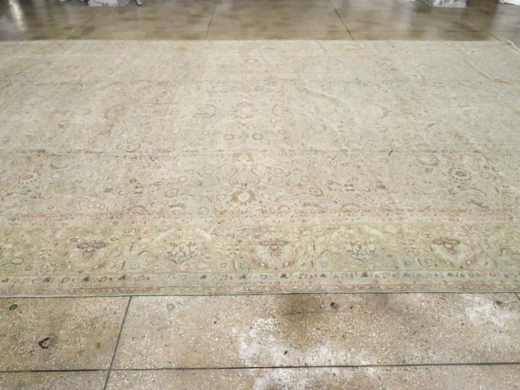 Vintage Persian Kashan Carpet, No.21075 - Gss