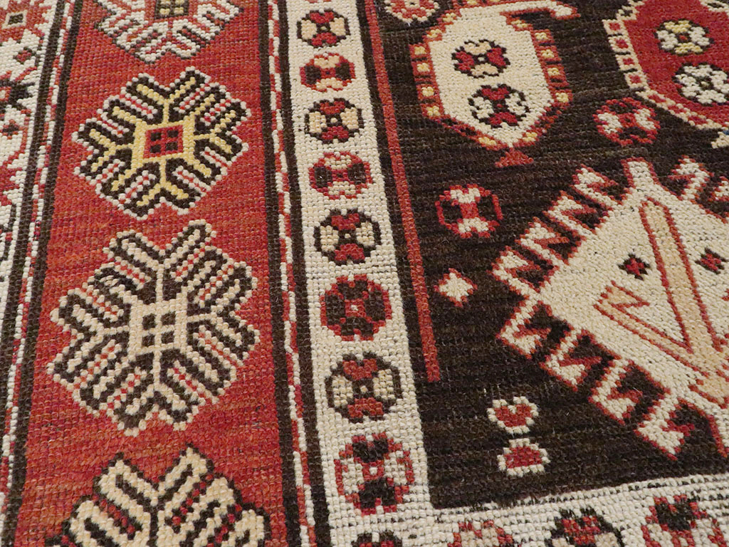 Antique Caucasian Kazak Rug, No.21079 - Gss